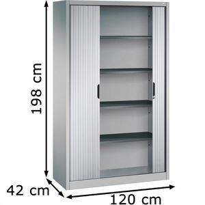 Produktbild für Rollladenschrank CP-Möbel Omnispace, aus Metall