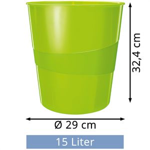 Produktbild für Papierkorb Leitz WOW 5278-10-54 Duo Colour