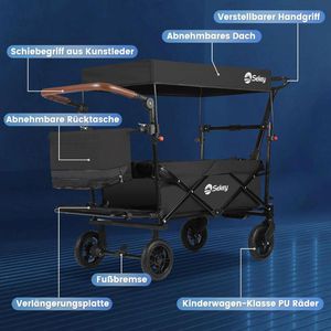 Produktbild für Bollerwagen Sekey FW502, faltbar