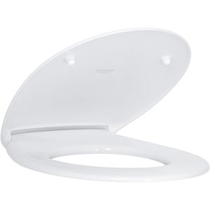 Produktbild für WC-Sitz GROHE Bau Keramik 39493000, oval, aus Duroplast
