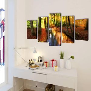 Produktbild für Wandbild vidaXL Wald
