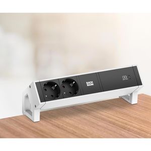 Produktbild für Tischsteckdose Bachmann Desk 2, mit 0,2 m GST18 Kabel