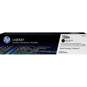 HP 126A schwarz Doppelpack CE310AD Original Toner - Böttcher AG