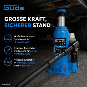 Produktbild für Stempelwagenheber Güde GSH 5T, 18041