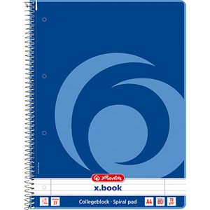 Produktbild für Collegeblock Herlitz 306423 x-book, A4