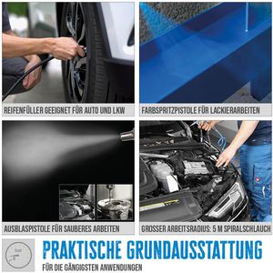 Produktbild für Druckluftset Güde 84092, 4-teilig