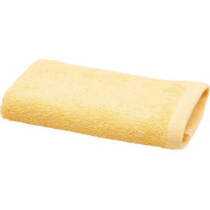 Waschlappen Zollner Elba II, sonnengelb, 30 x 30 cm