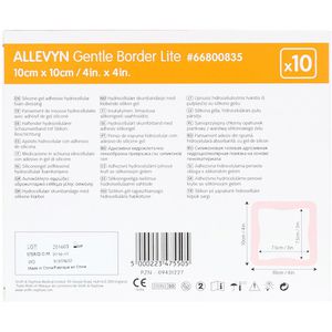 Produktbild für Pflaster Smith&amp;Nephew ALLEVYN Lite, 10 Strips