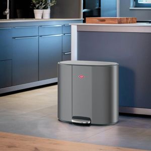 Produktbild für Mülleimer Wesco Multi Collector 3, graphit matt