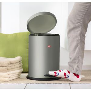 Produktbild für Mülleimer Wesco 116 Alpha, neusilber