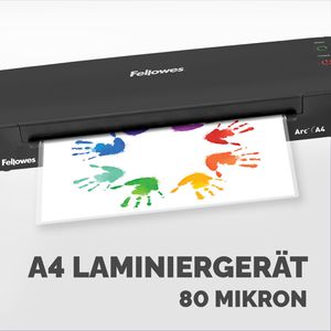 Produktbild für Laminiergerät Fellowes Arc, mit 2 Rollen, A4