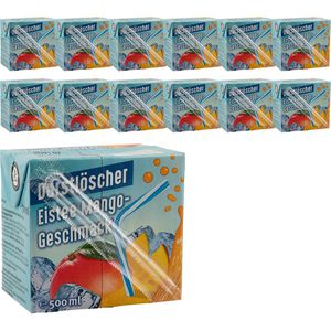 Eistee Durstlöscher Mango, im Trinkpäckchen