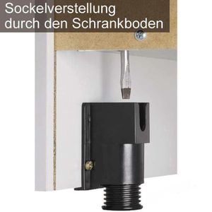 Produktbild für Rollladenschrank Hammerbacher Solid, aus Holz