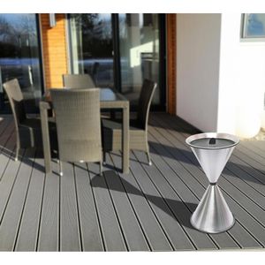 Produktbild für Aschenbecher SZ-Metall Diabola, 29718-S, silber, Outdoor