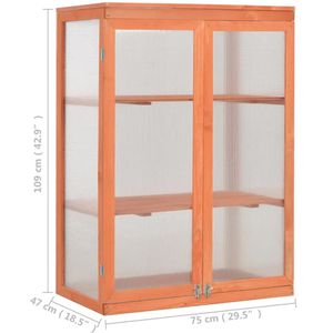 Produktbild für Gewächshaus vidaXL 170646, 0,35 m² Fläche