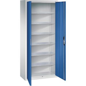 Produktbild für Magazinschrank CP-Möbel Serie 13, grau / blau