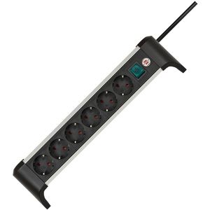 Tischsteckdose Brennenstuhl Alu-Office, mit 3 m Schuko Kabel