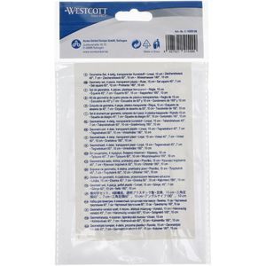Produktbild für Geometrie-Set Westcott E-10303 00, 4-teilig