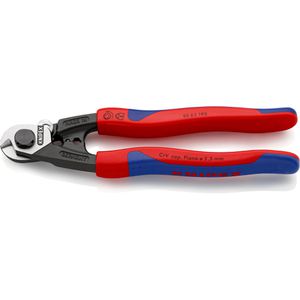 Produktbild für Drahtseilschere Knipex 95 62 190, für harte Drahtseile