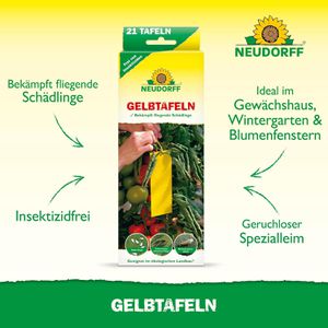 Produktbild für Gelbtafeln Neudorff 00325, 7,5 x 23,5 cm, zum Hängen