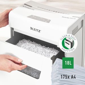 Produktbild für Aktenvernichter Leitz 8095 IQ 6M Protect Premium, weiß