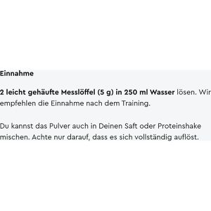 Produktbild für Glutamin gloryfeel Aminosäure L-Glutamin, Getränkepulver