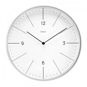 Wanduhr Hama Sardinien, Kunststoff, analog, Quarzuhr