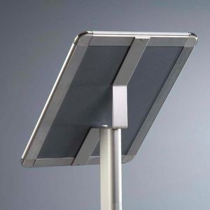 Produktbild für Infoständer Franken BS0901 aus Aluminium, silber, A4