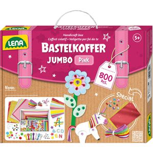 Bastelset Lena 42664 Bastelkoffer Jumbo, pink