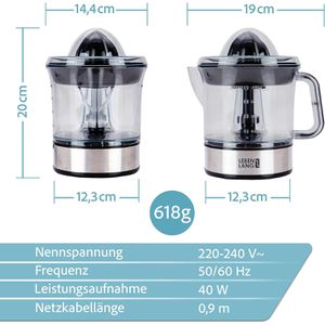 Produktbild für Zitronenpresse LEBENLANG LB389