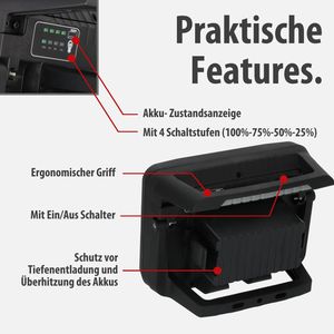 Produktbild für Baustrahler Brennenstuhl MULTI 3000 MA LED, für 18 V Akkus