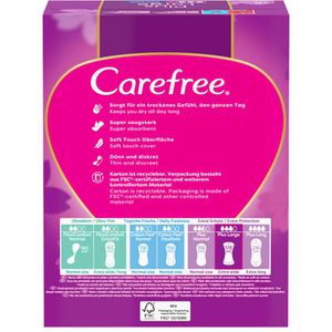Produktbild für Slipeinlagen Carefree Plus Large