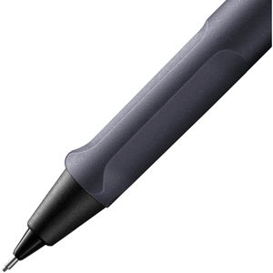 Produktbild für Druckbleistift Lamy safari 1E2 steel black, schwarz Kunststoff