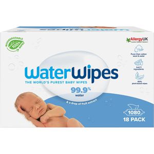 Feuchttücher WaterWipes Baby, 1080 Tücher