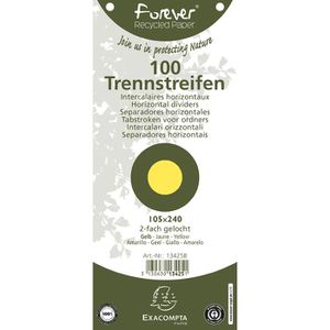 Produktbild für Trennstreifen Exacompta 13425B Forever, gelb