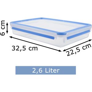 Produktbild für Frischhaltedose Emsa Clip&amp;Close 508545, aus Kunststoff