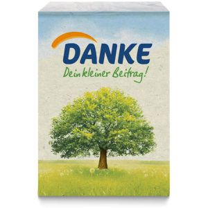 Produktbild für Taschentücher Danke Dein kleiner Beitrag, Päckchen