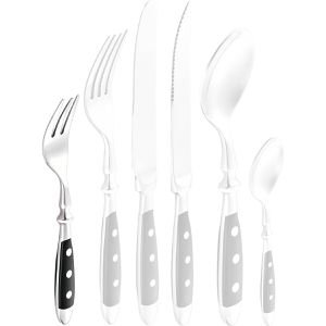 Produktbild für Kuchengabeln WAS Bistro, schwarze Kunststoffgriffe