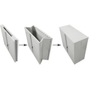 Produktbild für Aktenschrank Phoenix SCF0891GGK, Metall, faltbar