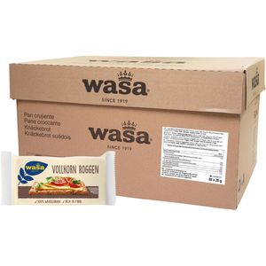 Wasa Knäckebrot Vollkorn Roggen, 2080g, je 2 Scheiben, 80 Pack