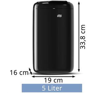 Produktbild für Mülleimer Tork 564000, B3, schwarz