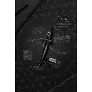 Produktbild für Zirkel Faber-Castell Stream black stone, 2-teilig
