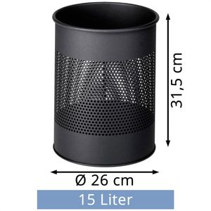 Produktbild für Papierkorb Durable 331058, anthrazit