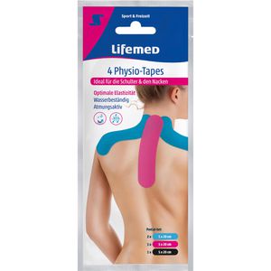 Produktbild für Kinesio-Tape Lifemed Schulter &amp; Nacken, 4 Stück