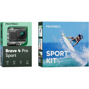 Produktbild für Action-Cam Akaso Brave 4 Pro Sport Kit