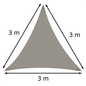 Produktbild für Sonnensegel Casa-Pura fd-8405, grau, dreieckig