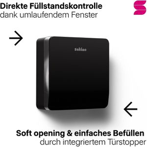 Produktbild für Toilettenpapierspender Satino Hyginity Jumbo S, 333405, JT1