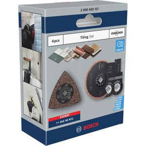 Produktbild für Multifunktionswerkzeug-Zubehör Bosch Fliesen-Set, 2608669127
