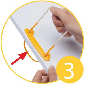 Jalema Abheftbügel 5710000, Clip, mit Deckschiene, Plastik, Füllhöhe