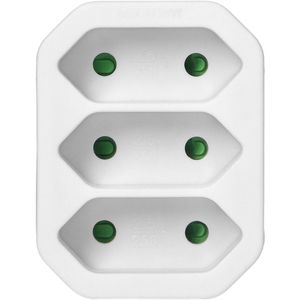 Produktbild für Steckdosenadapter Orno AE-13278, weiß